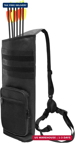 Lightweight back arrow quiver - back,